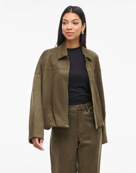 Vila Bomber jacket in ivy green - view 1