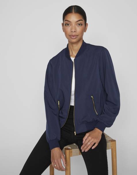 VILA – Bomberjacke in Marineblau - view 1