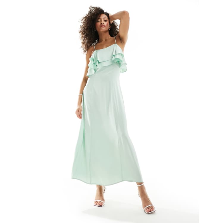 asos mint green bridesmaid dress