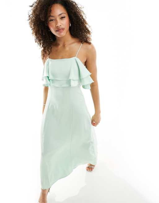 Asos mint outlet green bridesmaid dress