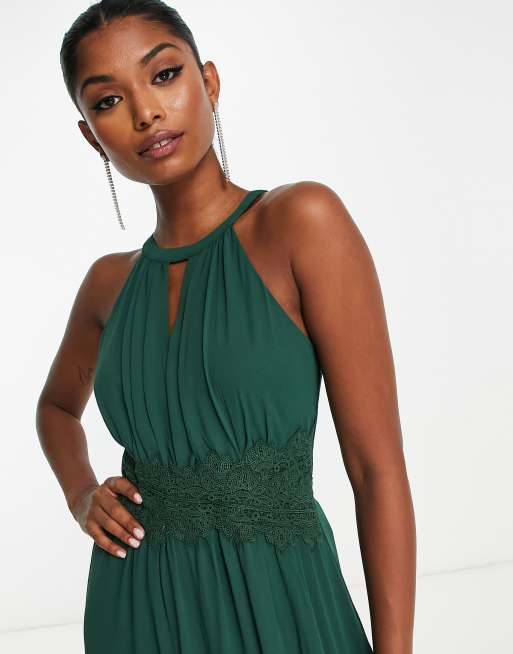 Edna Tiered Halter Dress – Miguelina