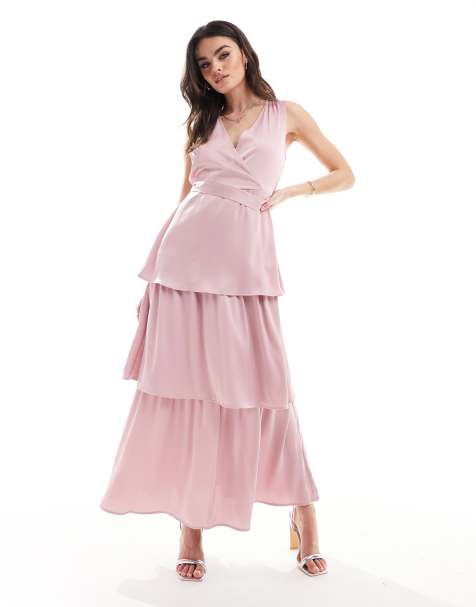 Wedding guest dresses hot sale pink boutique