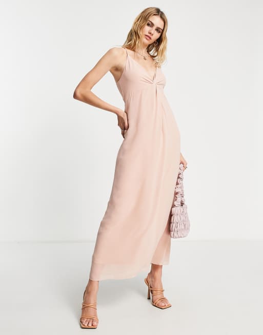pink bridesmaid