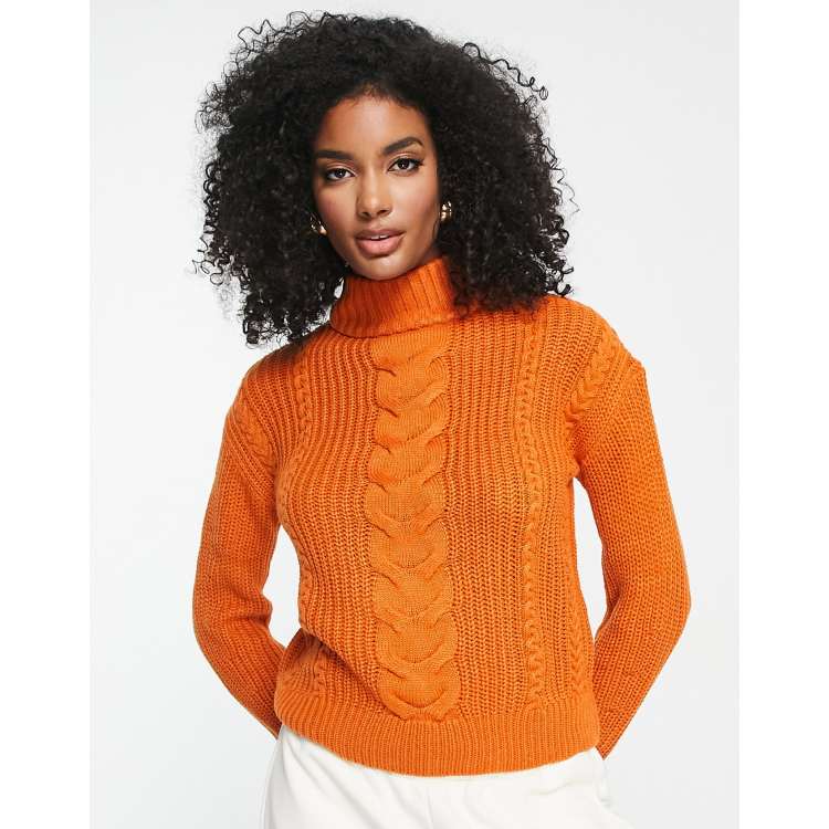 Burnt orange outlet polo neck