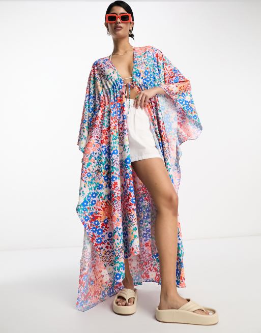 Caftan de plage clearance long