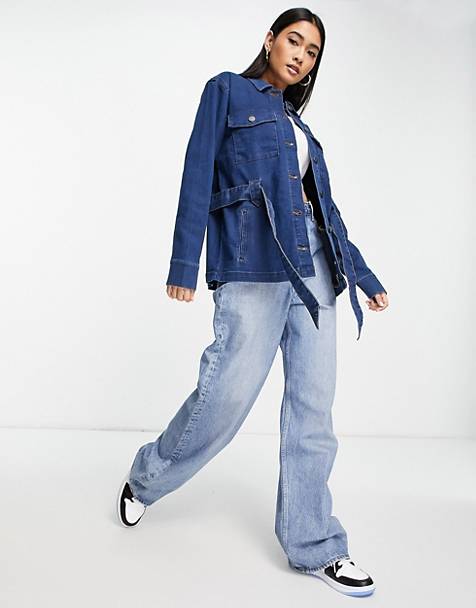 Giacca di jeans "original" lavaggio medio Asos Donna Abbigliamento Cappotti e giubbotti Giacche Giacche di jeans 