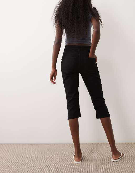 Vila Capri-Hose aus Denim in Schwarz, 3 von 5
