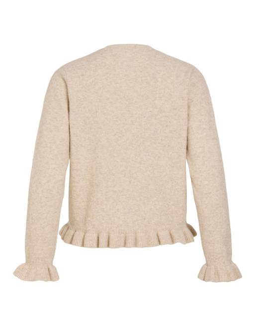 VILA - Cardigan en maille - Naturel clair chiné, 7 de 7