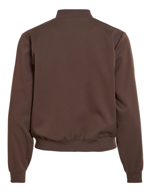 Vila cazadora bomber en marrón chocolate, 7 de 7
