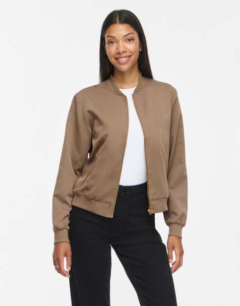 Vila chaqueta bomber en fósil - view 1