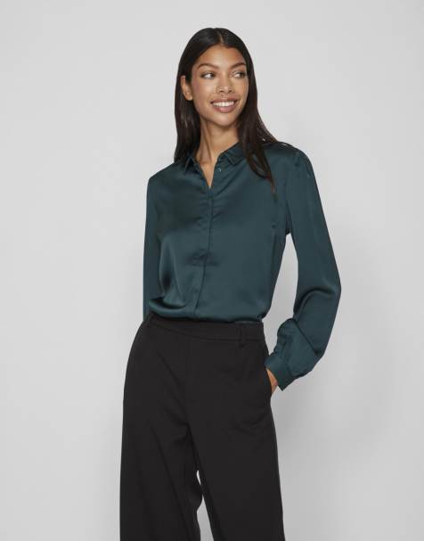Vila - Chemise - Vert - view 1