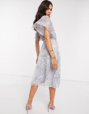 chiffon midi