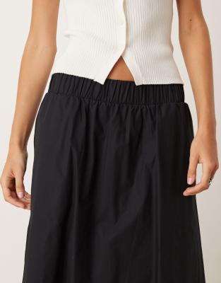 Vila Cotton Midi Skirt