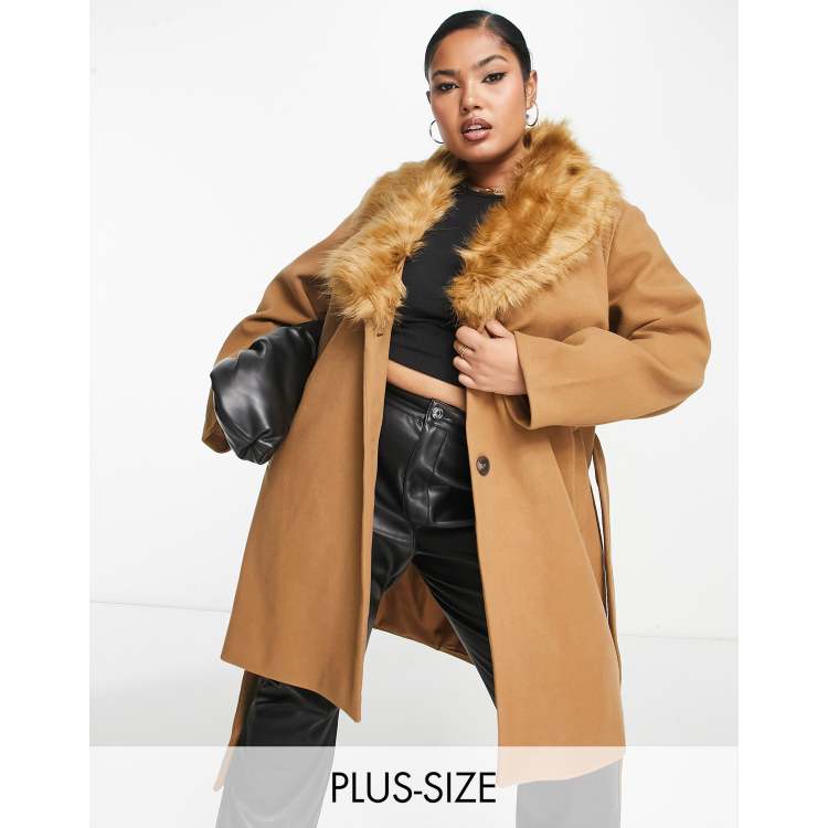 Manteau discount faux fur