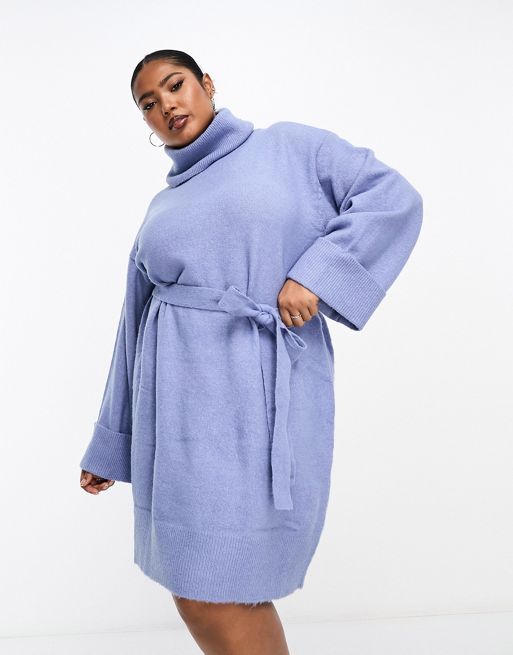 Oversized Fleece Knit Dress