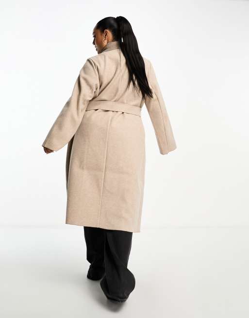 Vila belted shop tailored coat