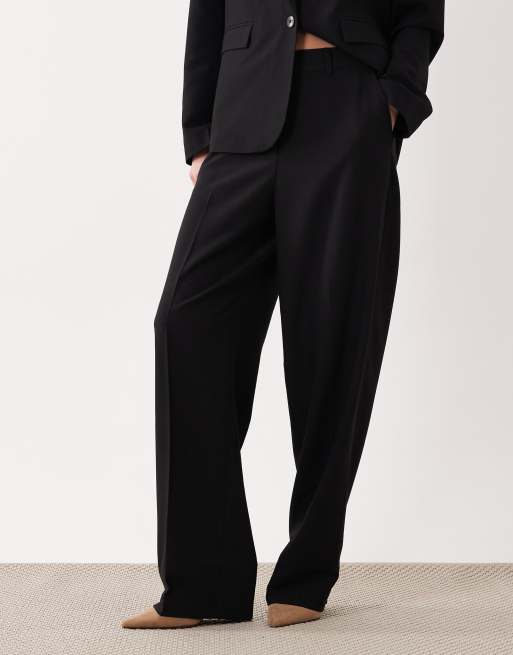 VILA - Elegante broek met rechte pijpen in zwart, deel van co-ord set, 3 van 5