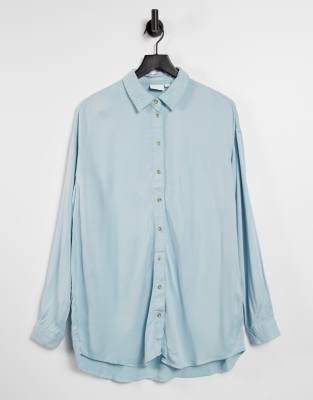 Vila – Elegantes Jeanshemd aus Chambray