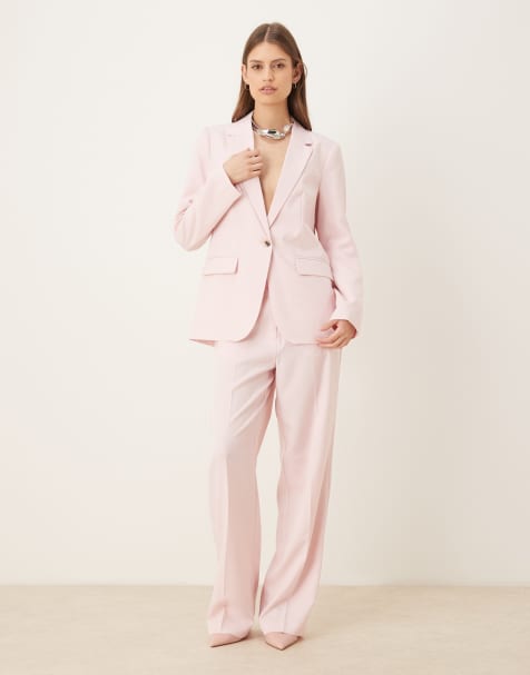 VILA - Ensemble avec blazer ajusté et pantalon - Rose fleur de cerisier - view 1