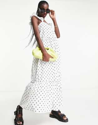 Vila polka dot store dress