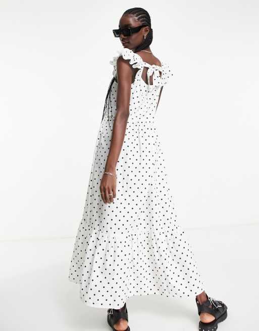 Vila polka dot clearance dress