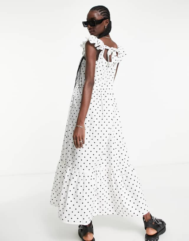 Vila polka 2024 dot dress