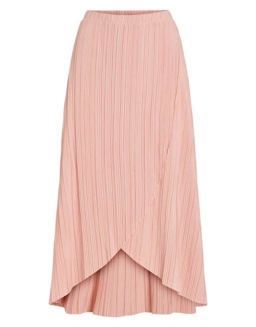 Vila falda maxi en rosa empolvado, 6 de 7