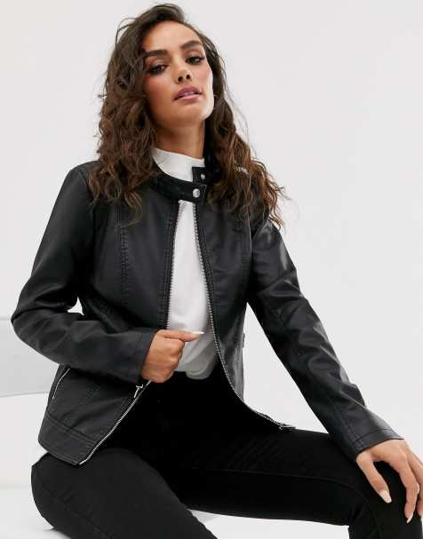 Women's Leather Jackets | Leather Biker Jackets | ASOS