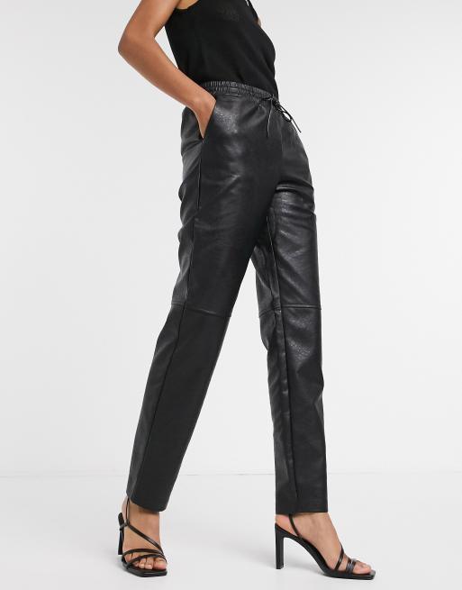 Pantalon 2025 carotte cuir