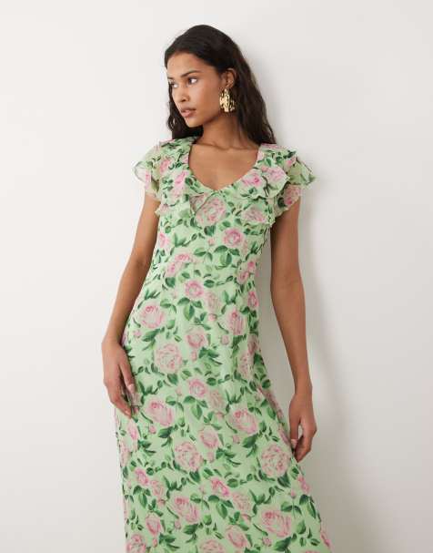 strapless open back dress Barry. Wang Mens Fuchsia Pink Western Shirts Paisley Long Sleeve Butto main image 1