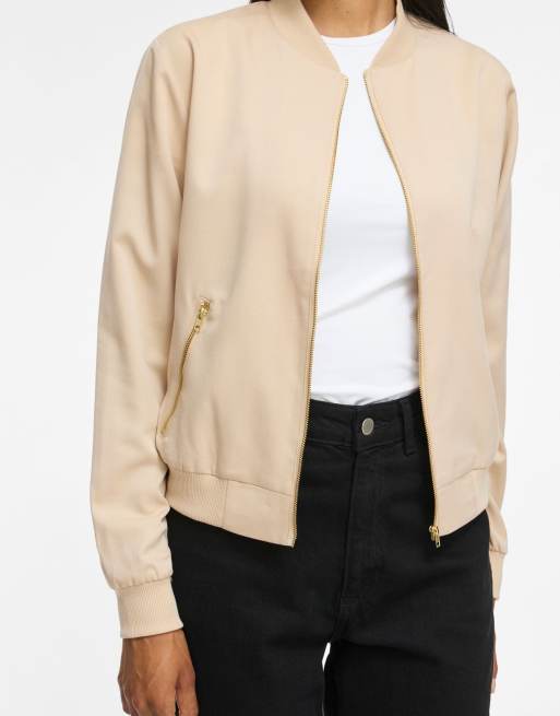 Vila giacca bomber color cemento, 5 di 7