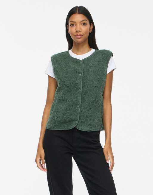 VILA - Gilet color corona d'alloro, 1 di 7