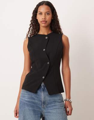 CAMDOM Gilet de travail vintage des années 50 en tweed
