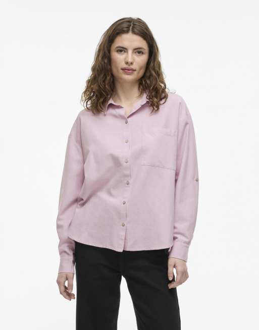Vila – Hemd in Winsome Orchid