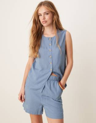 Vila High Waisted Full Shorts