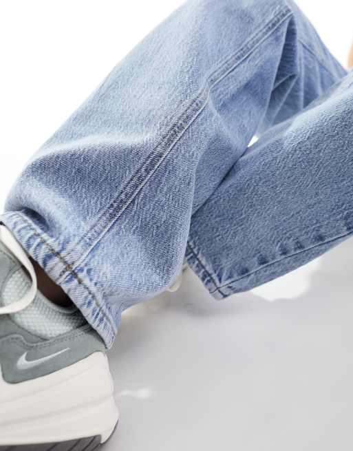 Vila - Højtaljede jeans med vide ben i lyseblå vask, 5 af 5