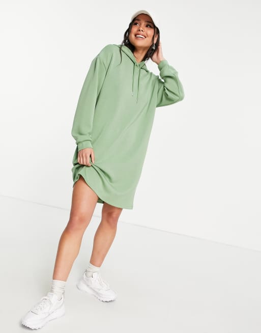 Green 2025 hoodie dress