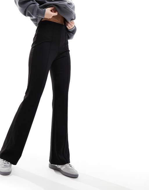 Vila – Hose zum Hineinschlüpfen in Schwarz mit hoher Taille und Biesenmuster, 5 von 5