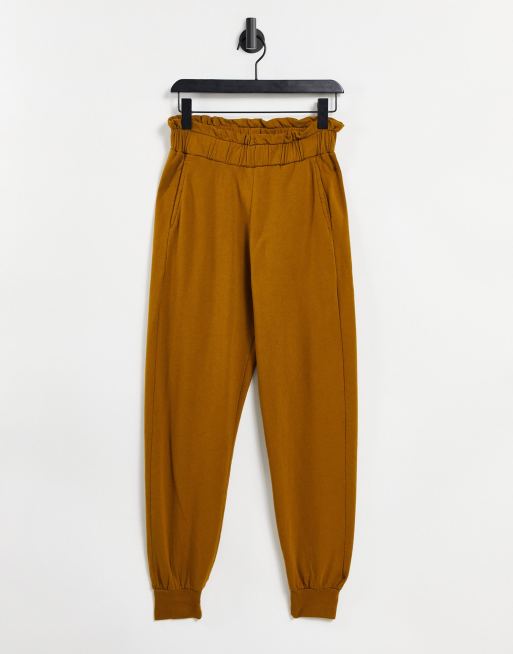 Vila - Joggers casual leggeri marroni