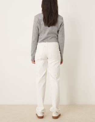 VILA KELLY HIGH WAISTED WIDE LEG JEAN