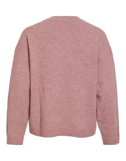 Vila Knitted pullover in nostalgia rose1, 7 of 7