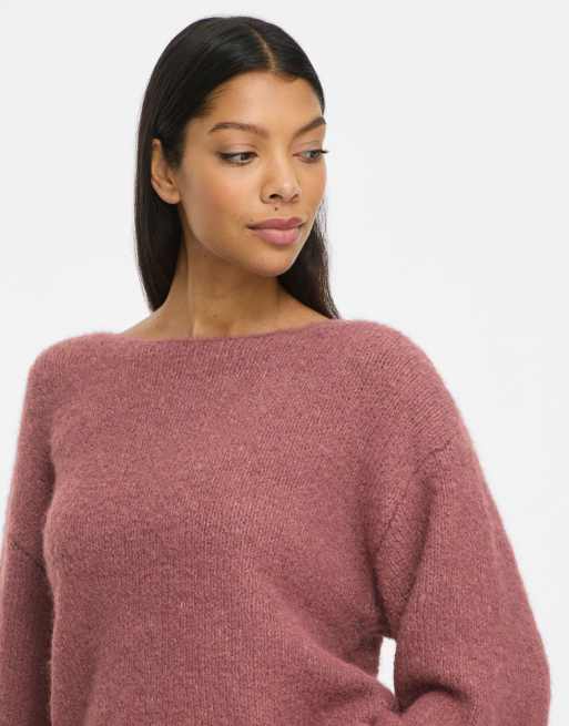 Vila Knitted pullover in rose brown1, 4 of 7