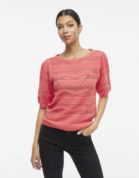 Vila Knitted top in dubarry - view 1