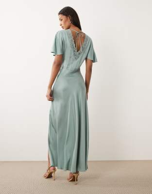 vila lace dress Vila Premium Cutwork Lace Skater Dress, $87 | Asos