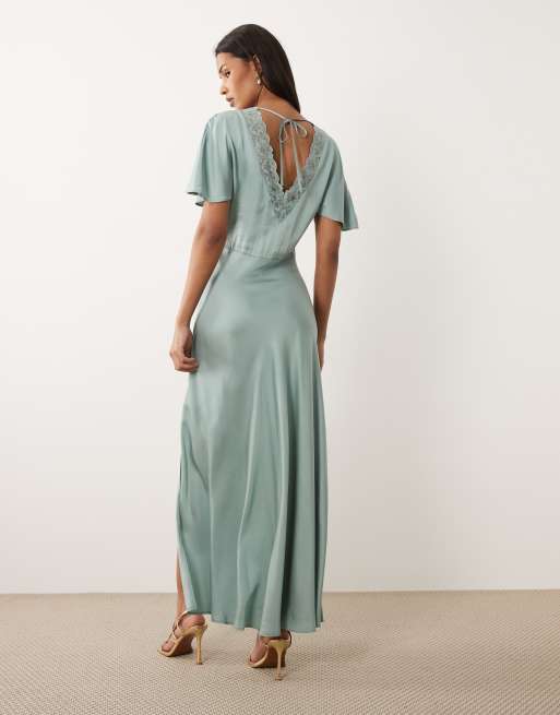 alex evenings cocktail dress Women's Embellished Short-Sleeve Gown - Eggplant Material:100% Rayon Hot Step into the spotlight Womens Black Strappy Low