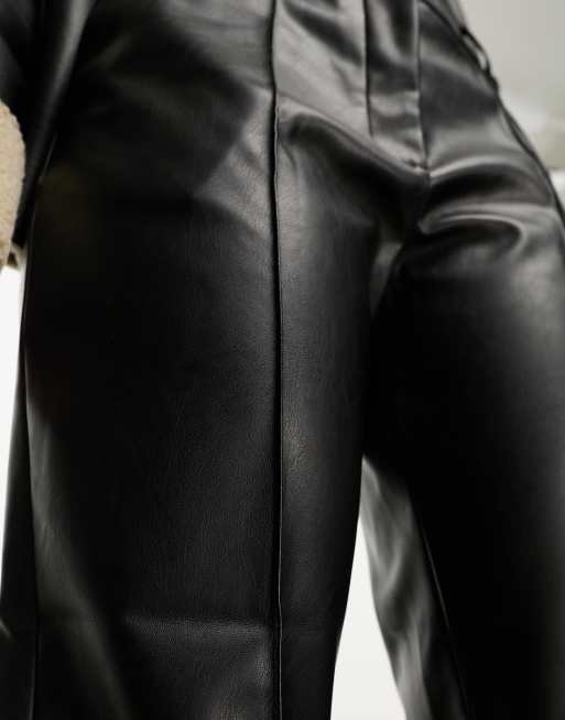 Three Black Leather Pants and Jacket Outfit Ideas for Men 