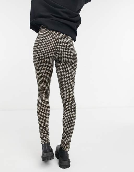 Vila Legging motif pied de poule ASOS