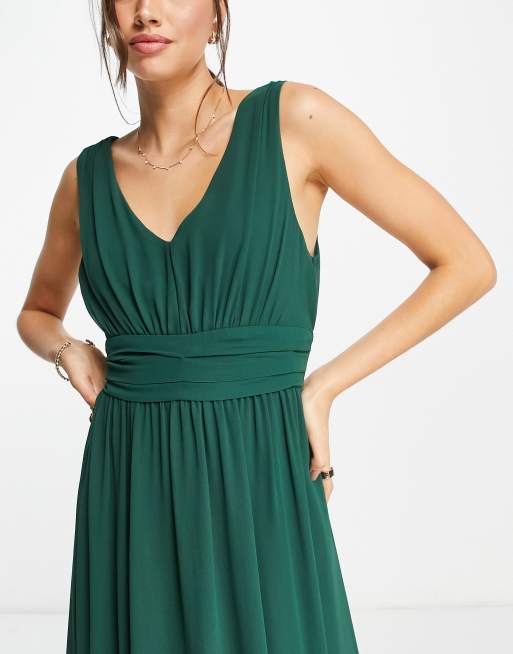 Robe de soirée vert sapin hot sale