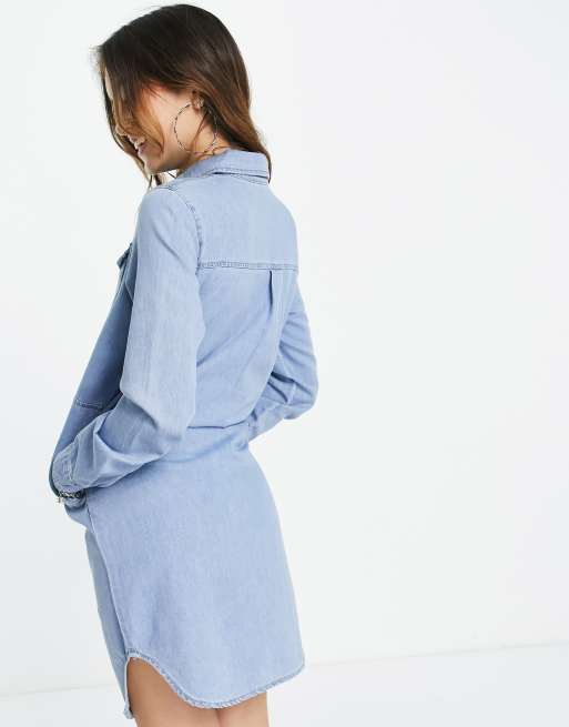 Vila store denim dress