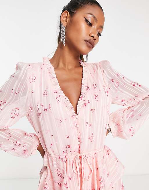long sleeve dress pink Discover 88 floor dresses and pink long sleeve for prom season ideas creating graceful movement with every step A-line Blush Pink Off Shoulder